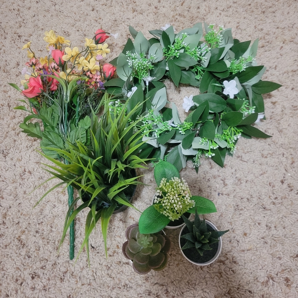 Fake Flower Decor